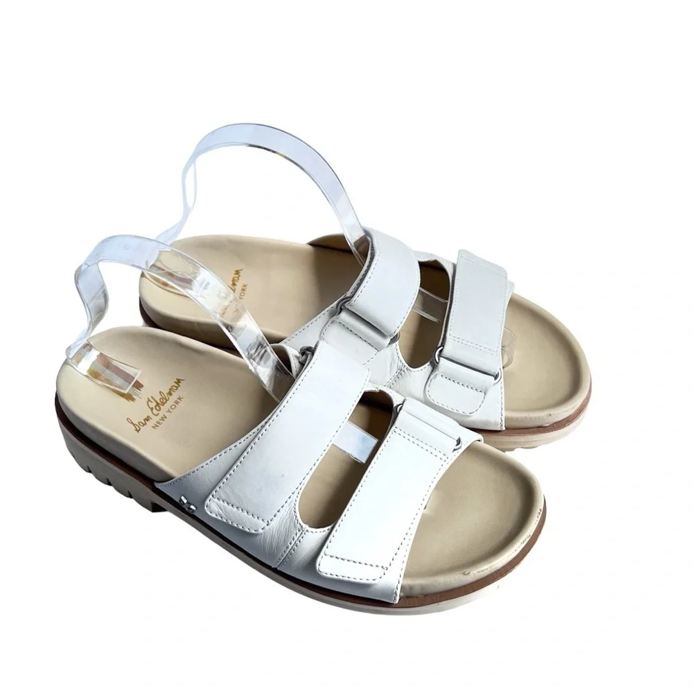 Sam Edelman Eliana Lug platform chunky slides platform white size 9 1/2 white